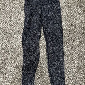 Black Patterned leggings